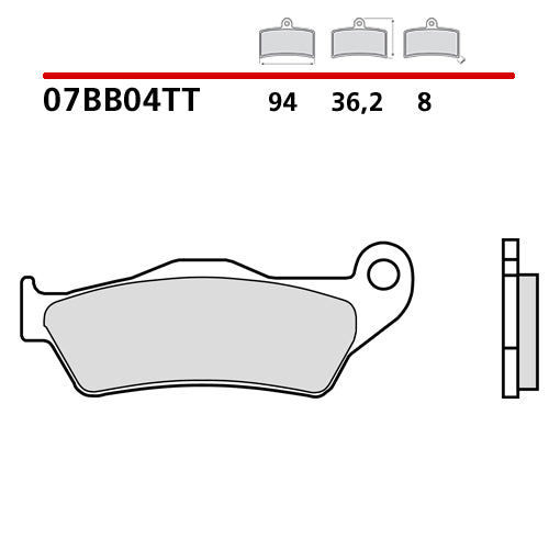 Brembo Pastiglie freno Ducati DESMO 450 MX 2025-2025