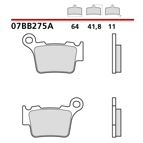 Brembo Pastiglie freno Ducati DESMO 450 MX 2025-2025
