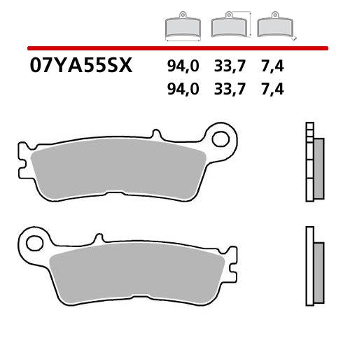 Brembo Pastiglie freno Fantic 125 XE 2023-2025