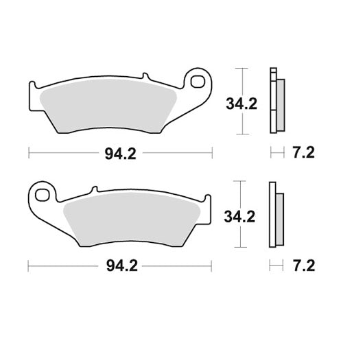 Nissin Pastiglie freno Beta RR 125 2T 2018-2025