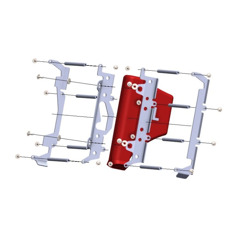 Crosspro Protezione radiatori in alluminio GasGas 125 MC 2021-2023