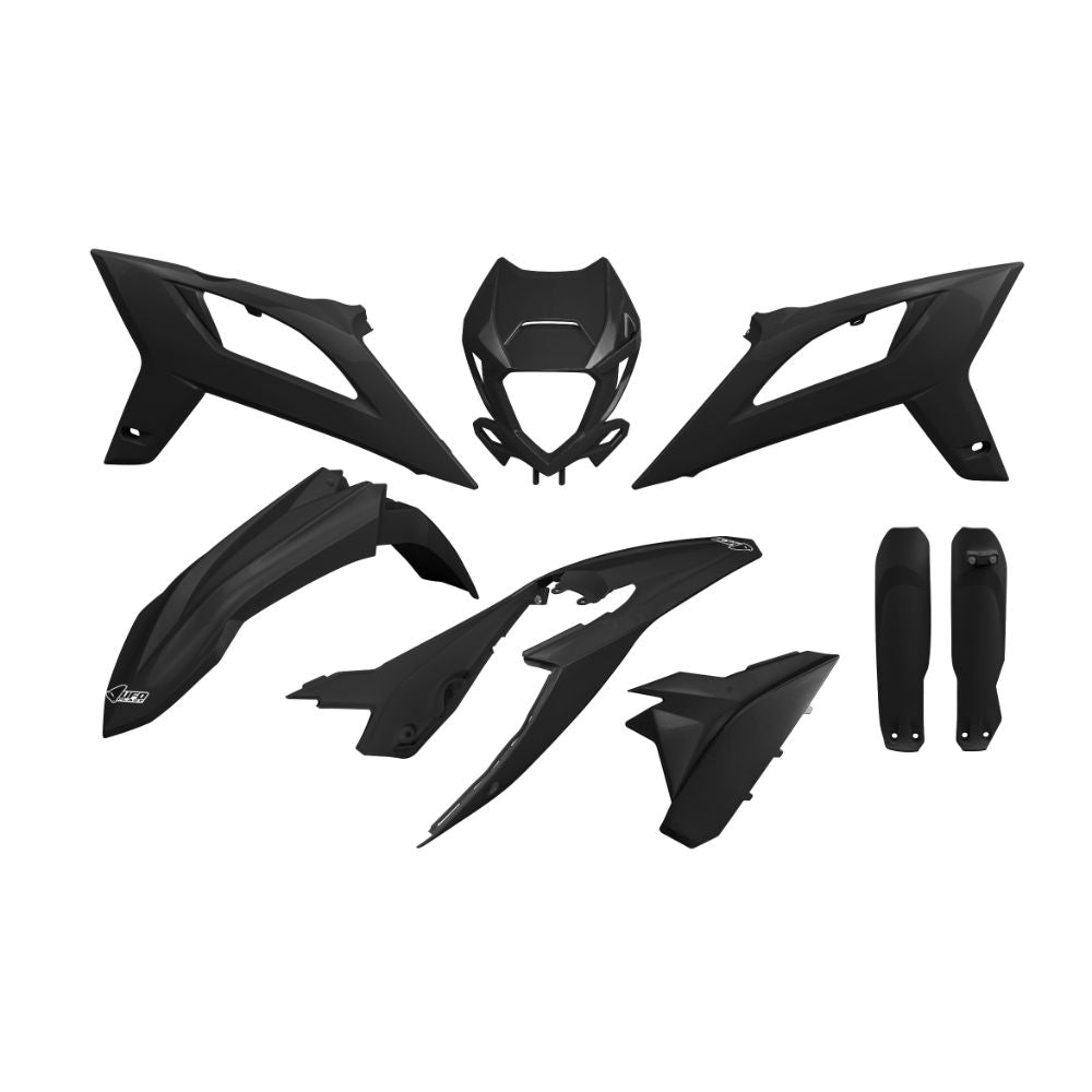 UFO Plast Kit plastiche completi Beta RR 125 2T 2020-2022 Nero