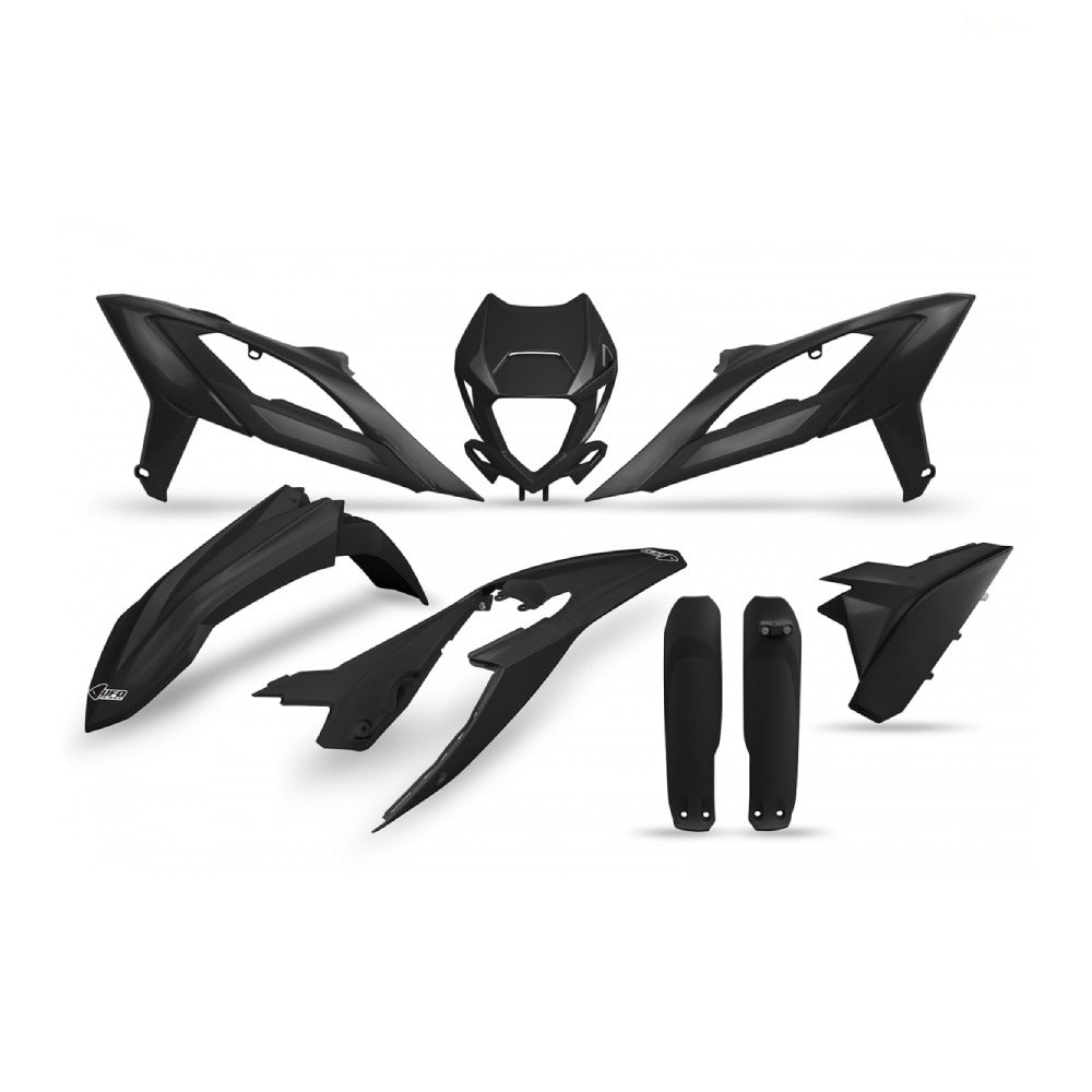 UFO Plast Kit plastiche completi Beta RR 125 2T 2023-2024 Nero