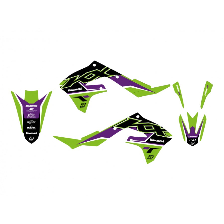 Blackbird Racing Kit completi grafiche Kawasaki KX 250 F 2021-2024