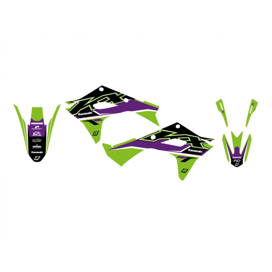 Blackbird Racing Kit completi grafiche Kawasaki KX 250 F 2025-2025