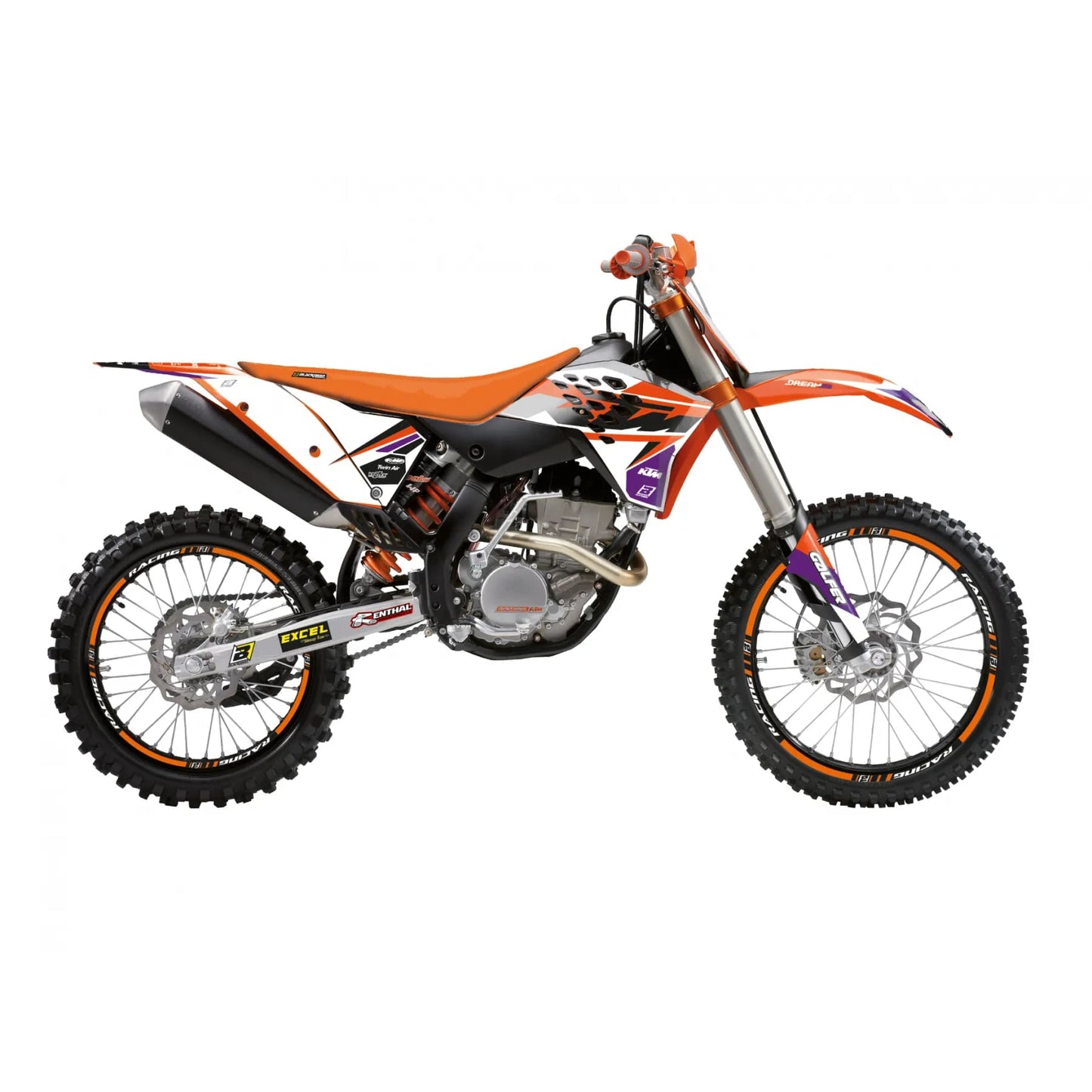 Blackbird Racing Kit completi grafiche KTM 125 EXC 2008-2011