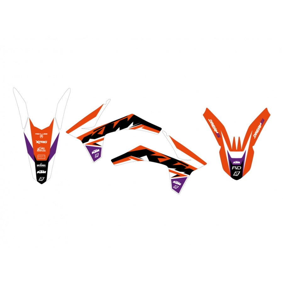 Blackbird Racing Kit completi grafiche KTM 125 EXC 2012-2013