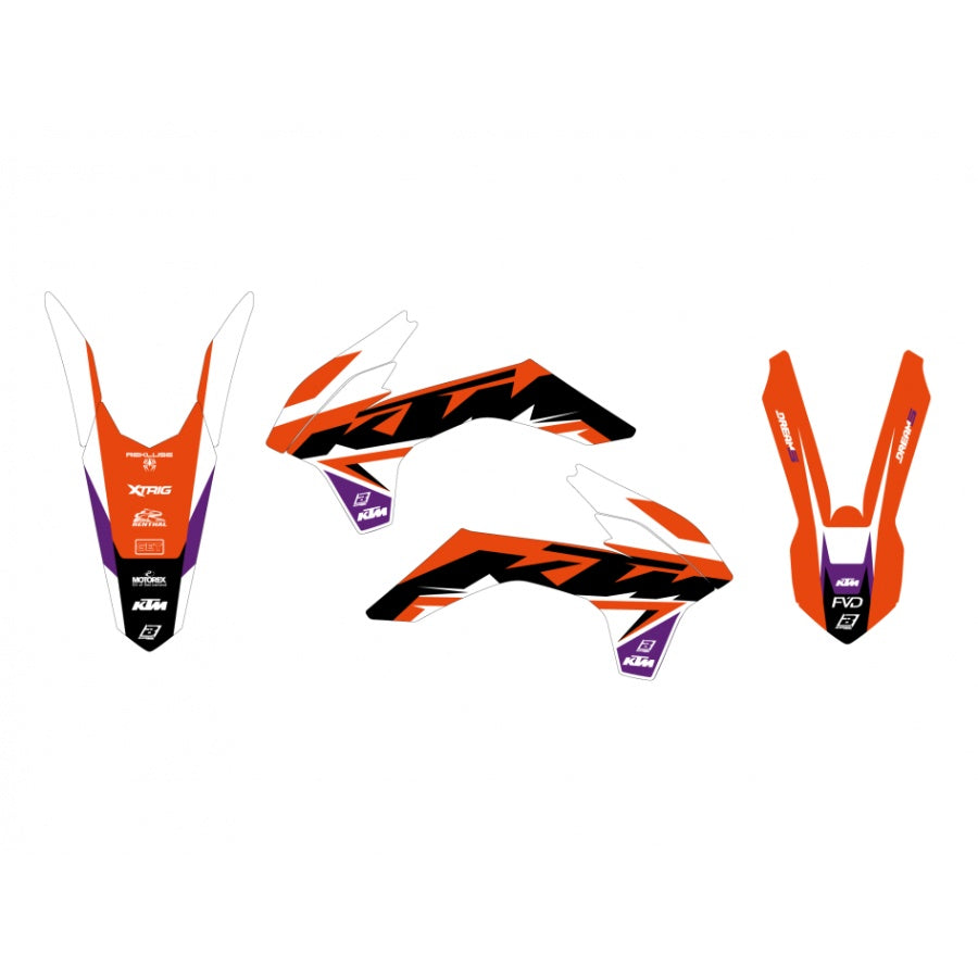 Blackbird Racing Kit completi grafiche KTM 125 EXC 2014-2016
