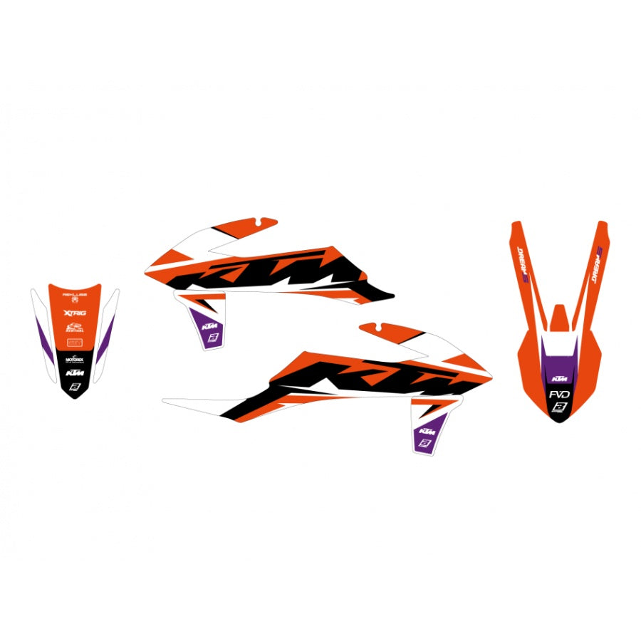 Blackbird Racing Kit completi grafiche KTM 125 SX 2019-2022