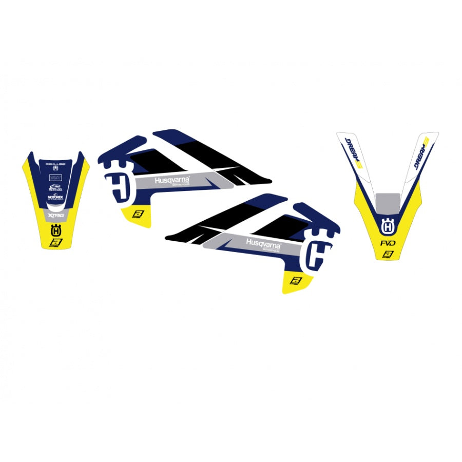Blackbird Racing Kit completi grafiche Husqvarna 85 TC 2018-2024