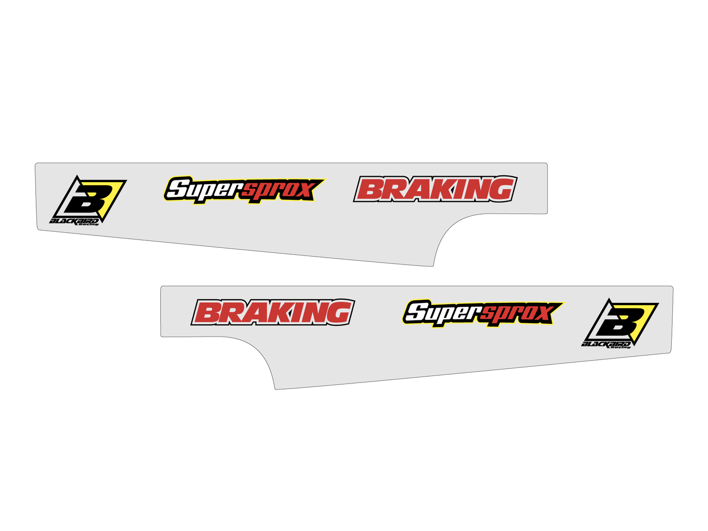 Blackbird Racing Adesivi forcellone Yamaha WR 450 F 2003-2014