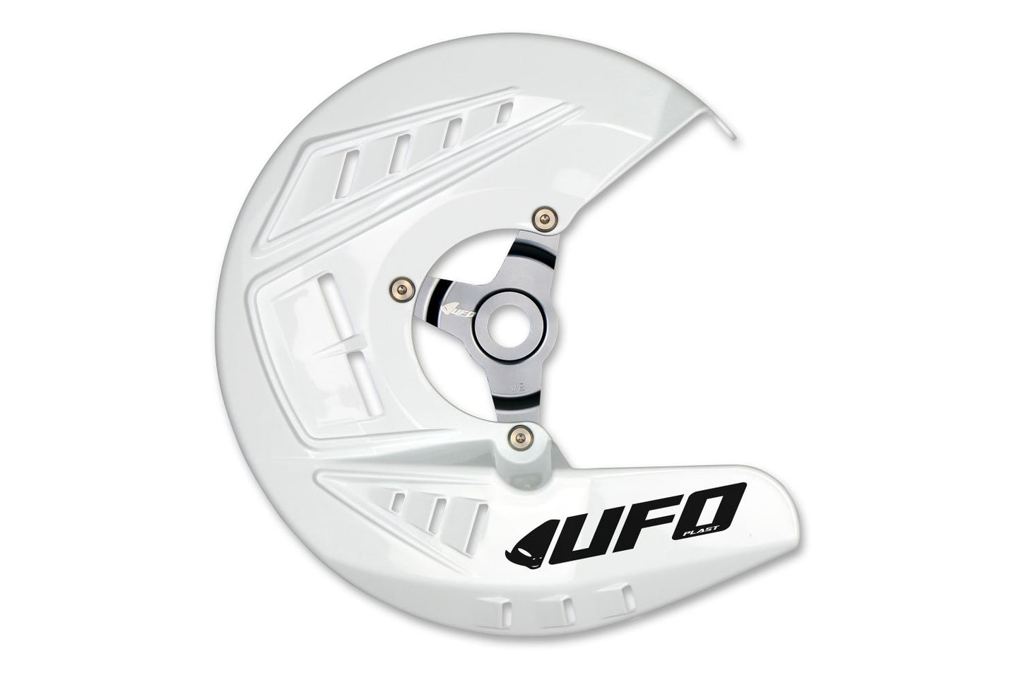 UFO Plast Protezione disco anteriore Kawasaki KX 450 F 2013-2018 Bianco