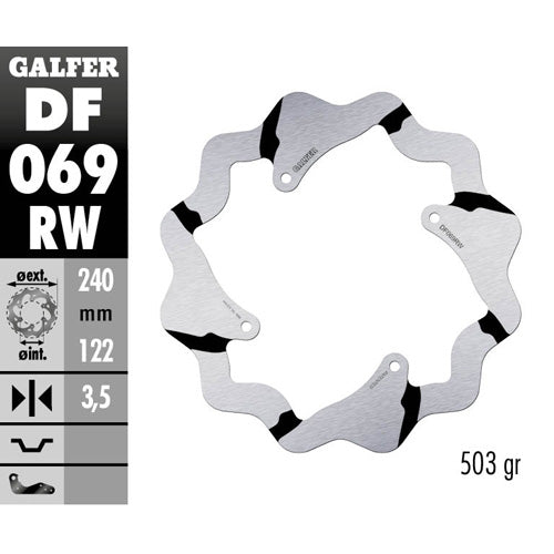 Galfer Dischi freno Race Honda CR 250 2002-2007 posteriore