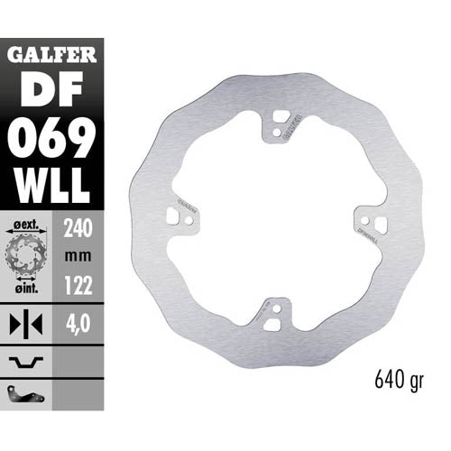 Galfer Dischi freno Wave Honda CR 125 2002-2007 posteriore