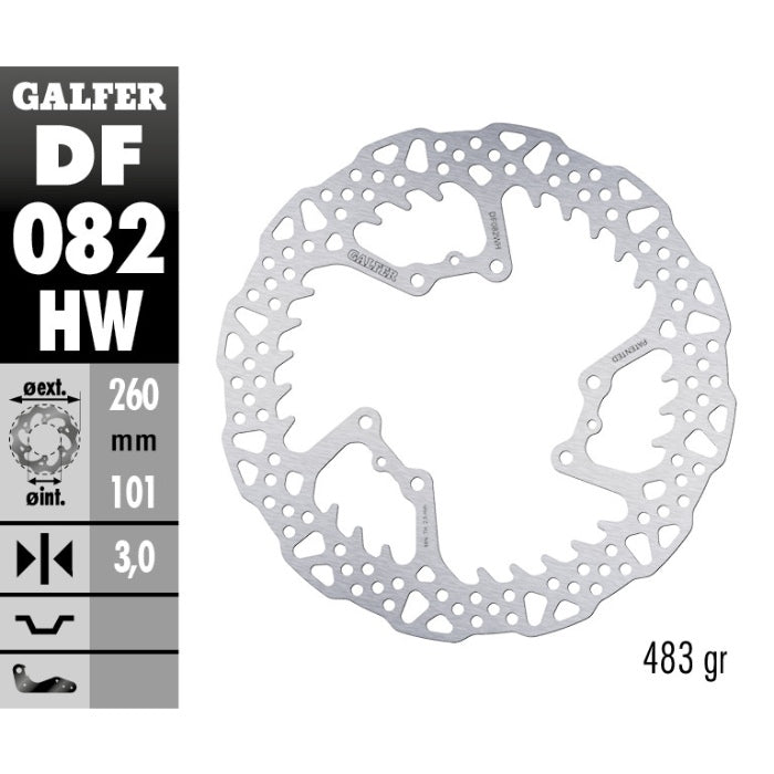 Galfer Dischi freno Shark Honda CRF 250 RX 2019-2025 anteriore