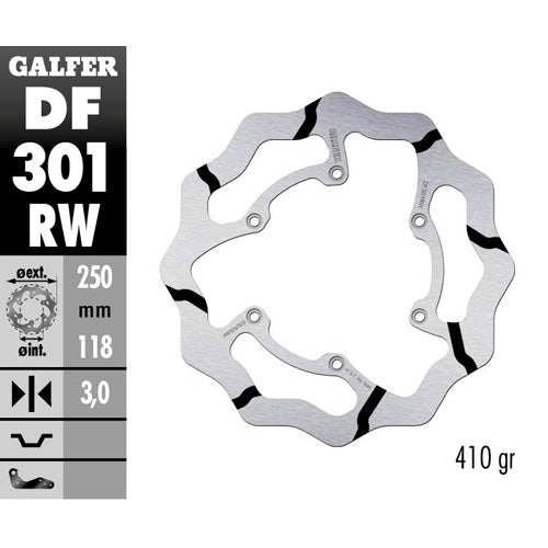 Galfer Dischi freno Race Suzuki RM 125 1989-2012 anteriore