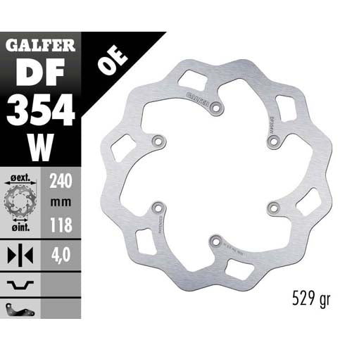Galfer Dischi freno Wave Suzuki RM 125 2006-2012 posteriore