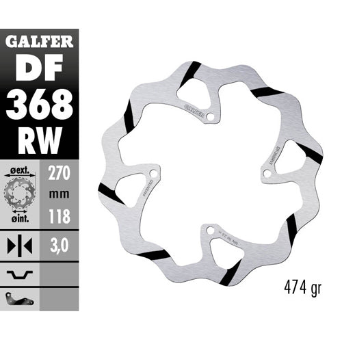 Galfer Dischi freno Race Suzuki RMZ 250 2007-2018 anteriore