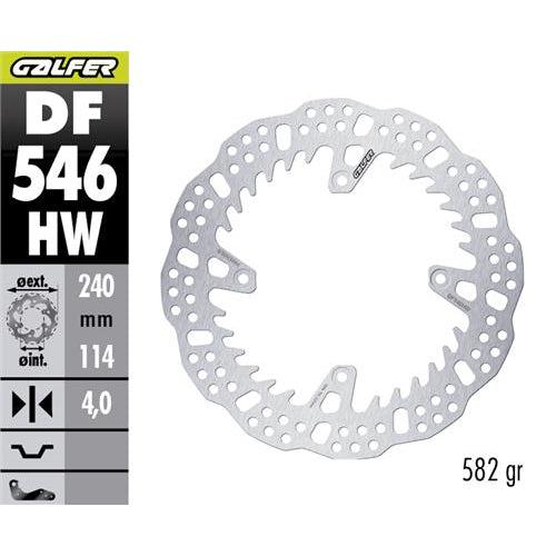 Galfer Dischi freno Shark Ducati DESMO 450 MX 2025-2025 posteriore