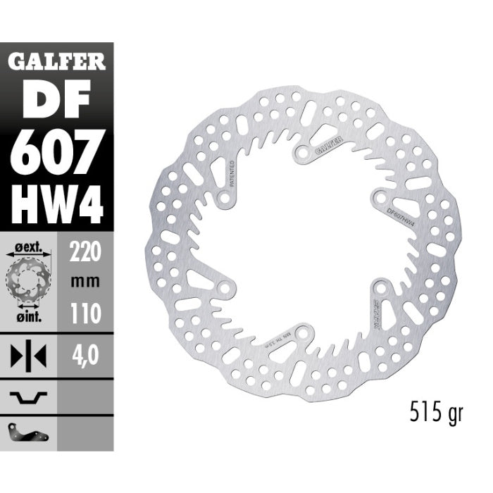 Galfer Dischi freno Shark GasGas 125 MC 2021-2025
