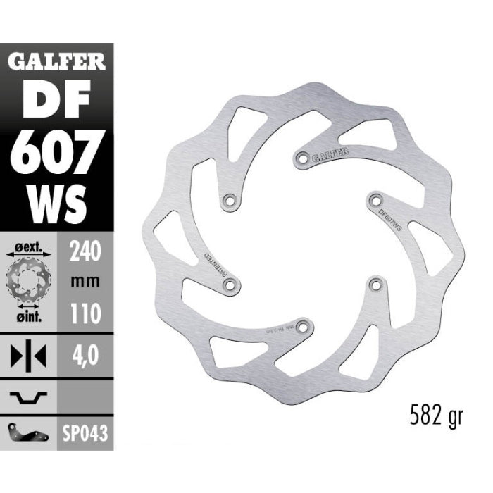 Galfer Dischi freno Wave GasGas 250 EC 2021-2025