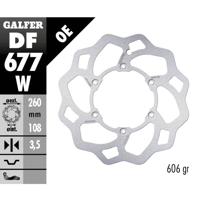 Galfer Dischi freno Wave GasGas 125 EC 1996-2015 anteriore