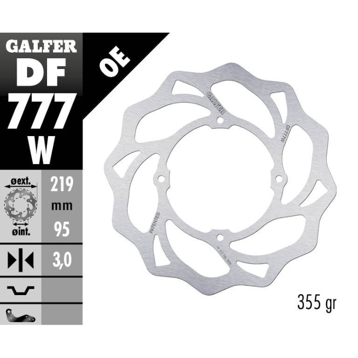 Galfer Dischi freno Wave KTM 85 SX 2003-2012 anteriore