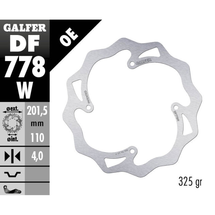 Galfer Dischi freno Wave KTM 85 SX 2003-2010 posteriore