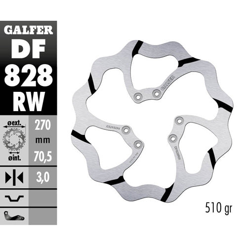 Galfer Dischi freno Race TM EN/MX 250 2004-2025 anteriore