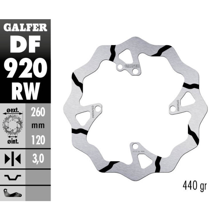 Galfer Dischi freno Race Sherco 250 SE-R 2014-2025 anteriore