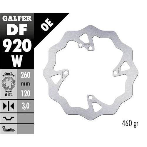 Galfer Dischi freno Wave Sherco 250 SEF-R 2014-2025 anteriore