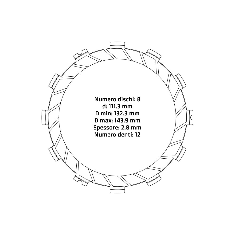 NRTeam Dischi frizione Beta RR 250 2018-2025