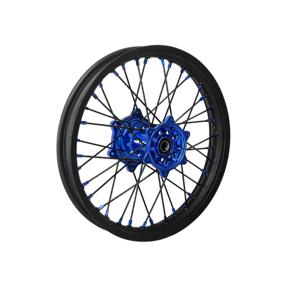 NRTeam Ruote complete offroad Fantic 125 XE 2021-2025 posteriore Blu