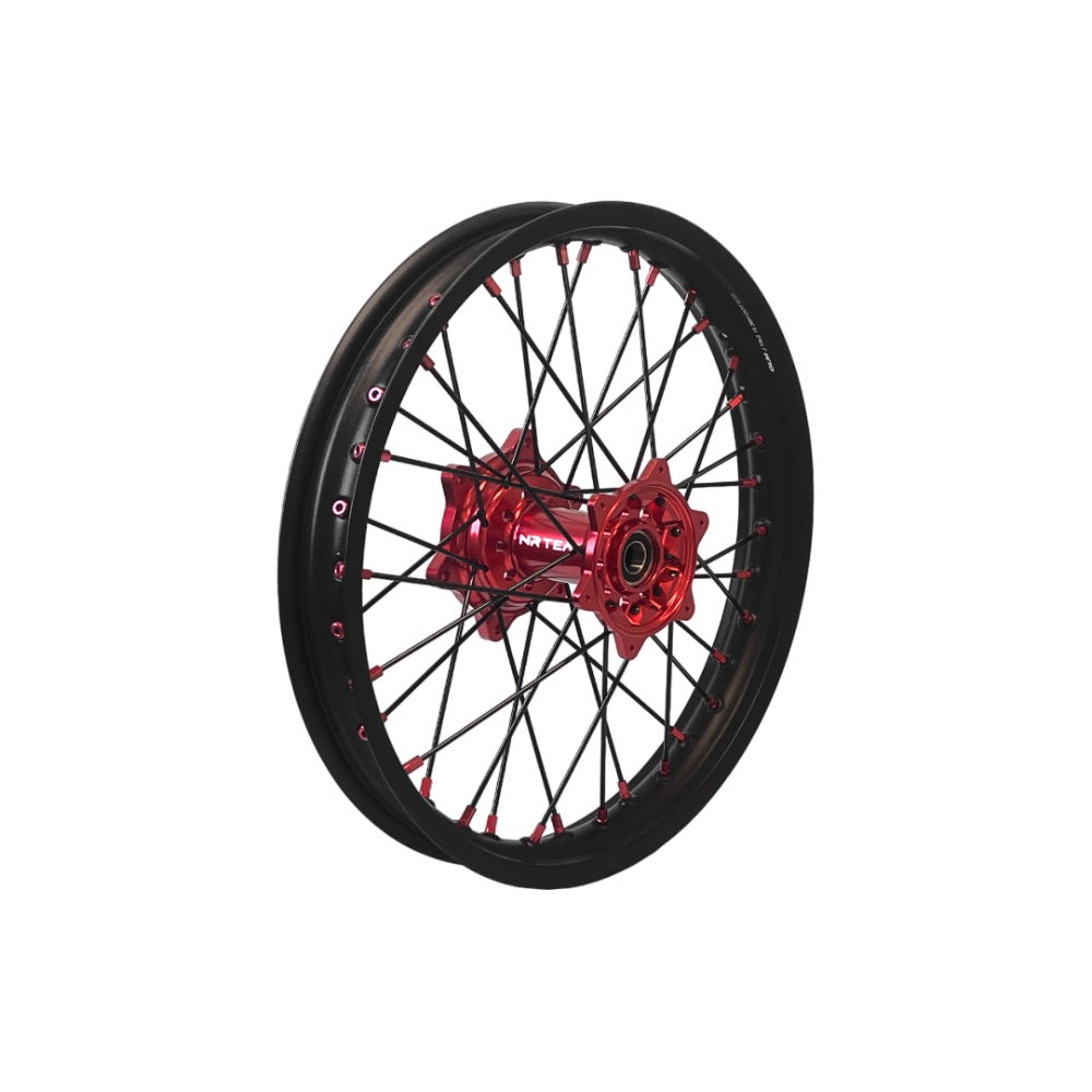 NRTeam Ruote complete offroad Fantic 125 XE 2021-2025 posteriore Rosso