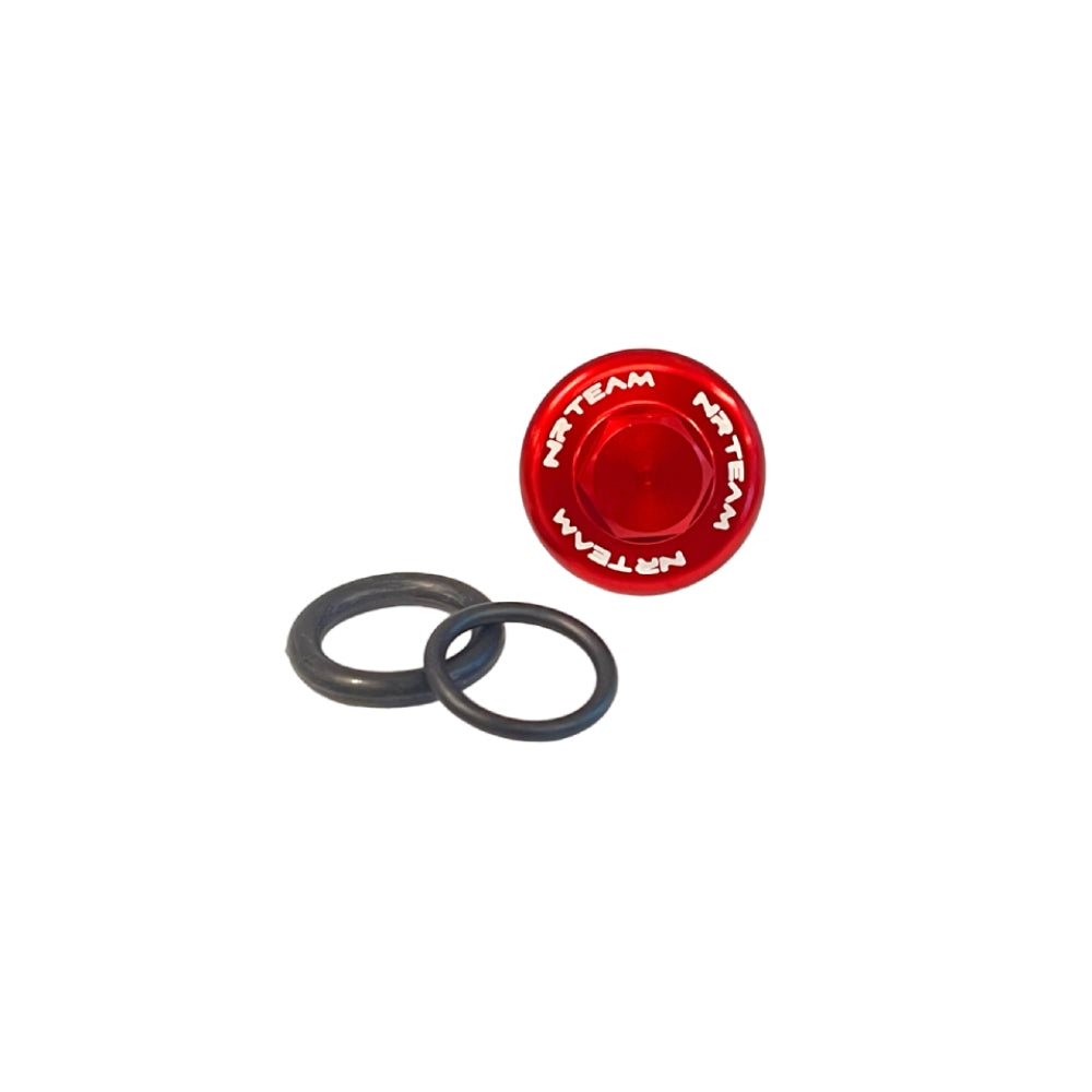 NRTeam Tappo carico olio Fantic 125 XE 2021-2025 Rosso