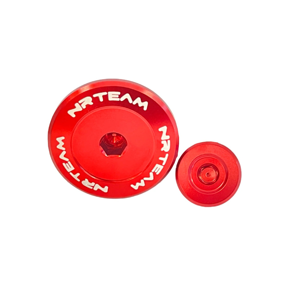 NRTeam Tappi carter motore Fantic 250 XXF 2022-2025 Rosso