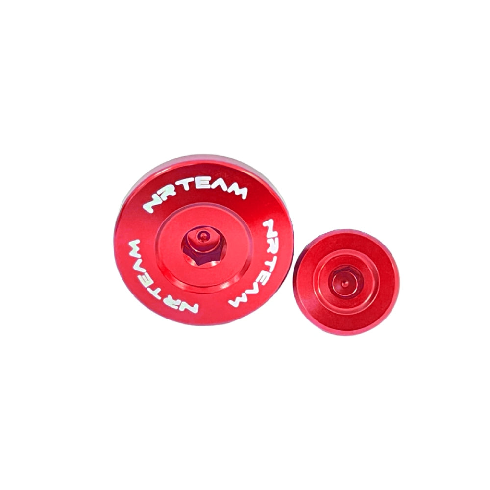 NRTeam Tappi carter motore Fantic 450 XXF 2023-2025 Rosso