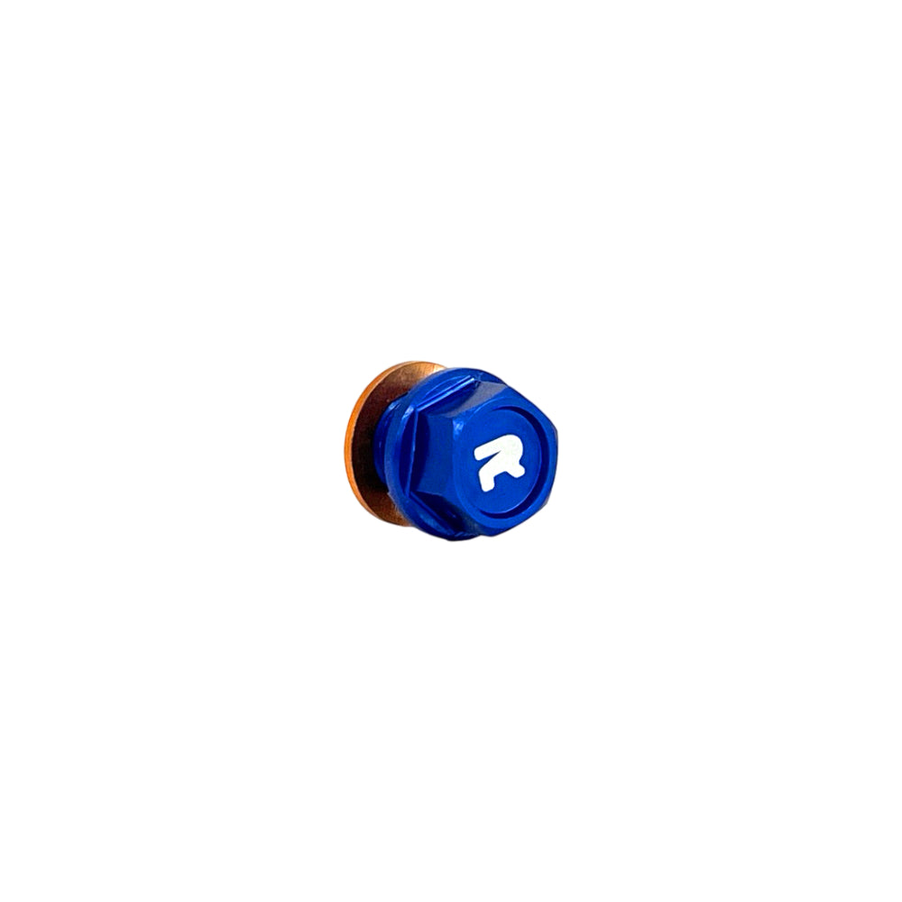 NRTeam Tappo magnetico scarico olio GasGas 125 MC 2021-2026 Blu