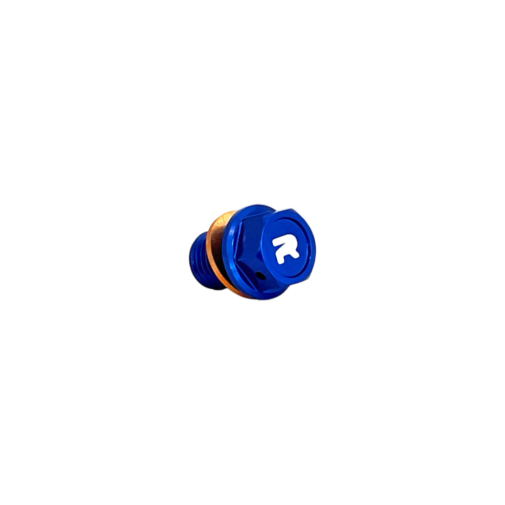 NRTeam Tappo magnetico scarico olio Fantic 250 XX 2022-2025 Blu
