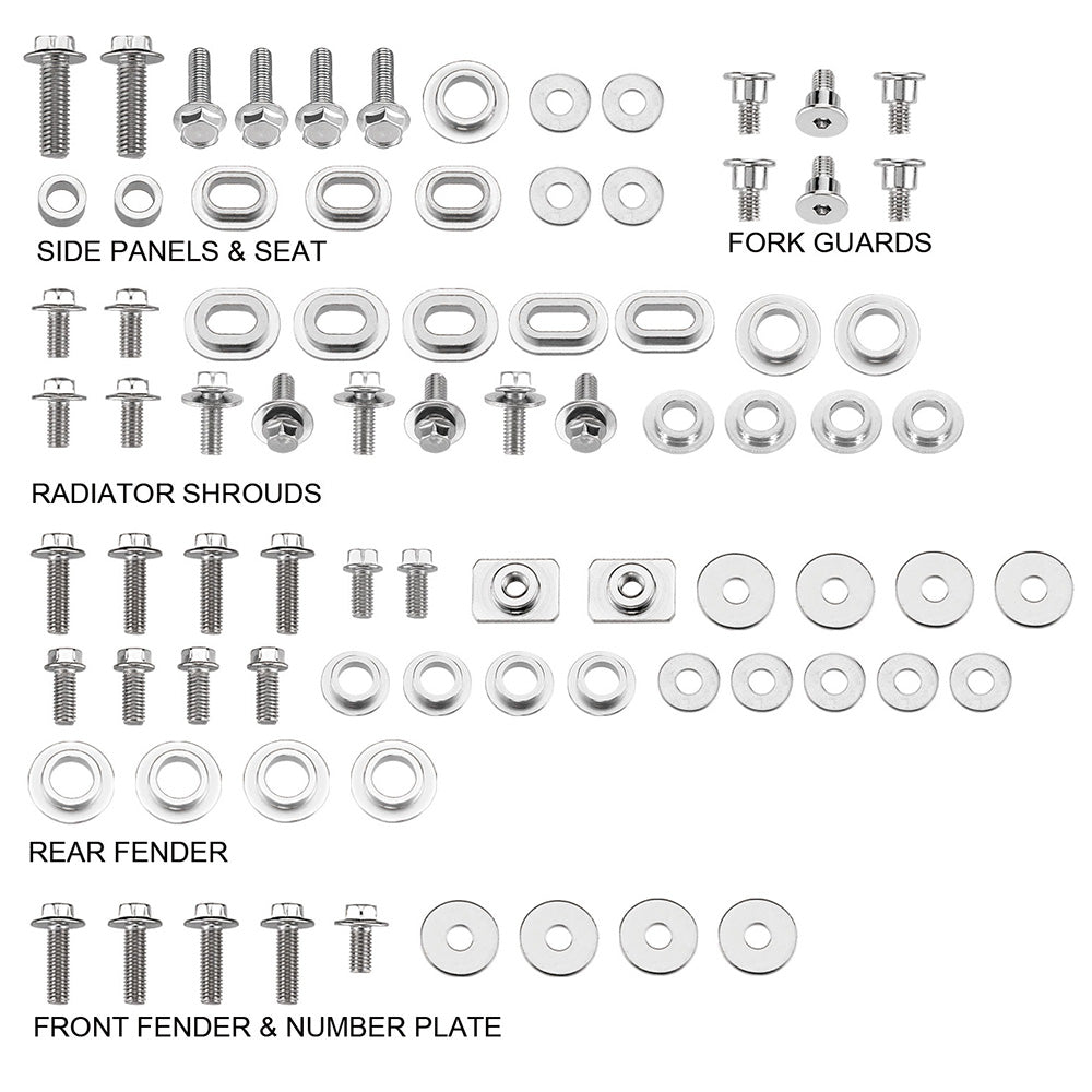 NRTeam Kit viti plastiche Yamaha YZ 250 F 2019-2021
