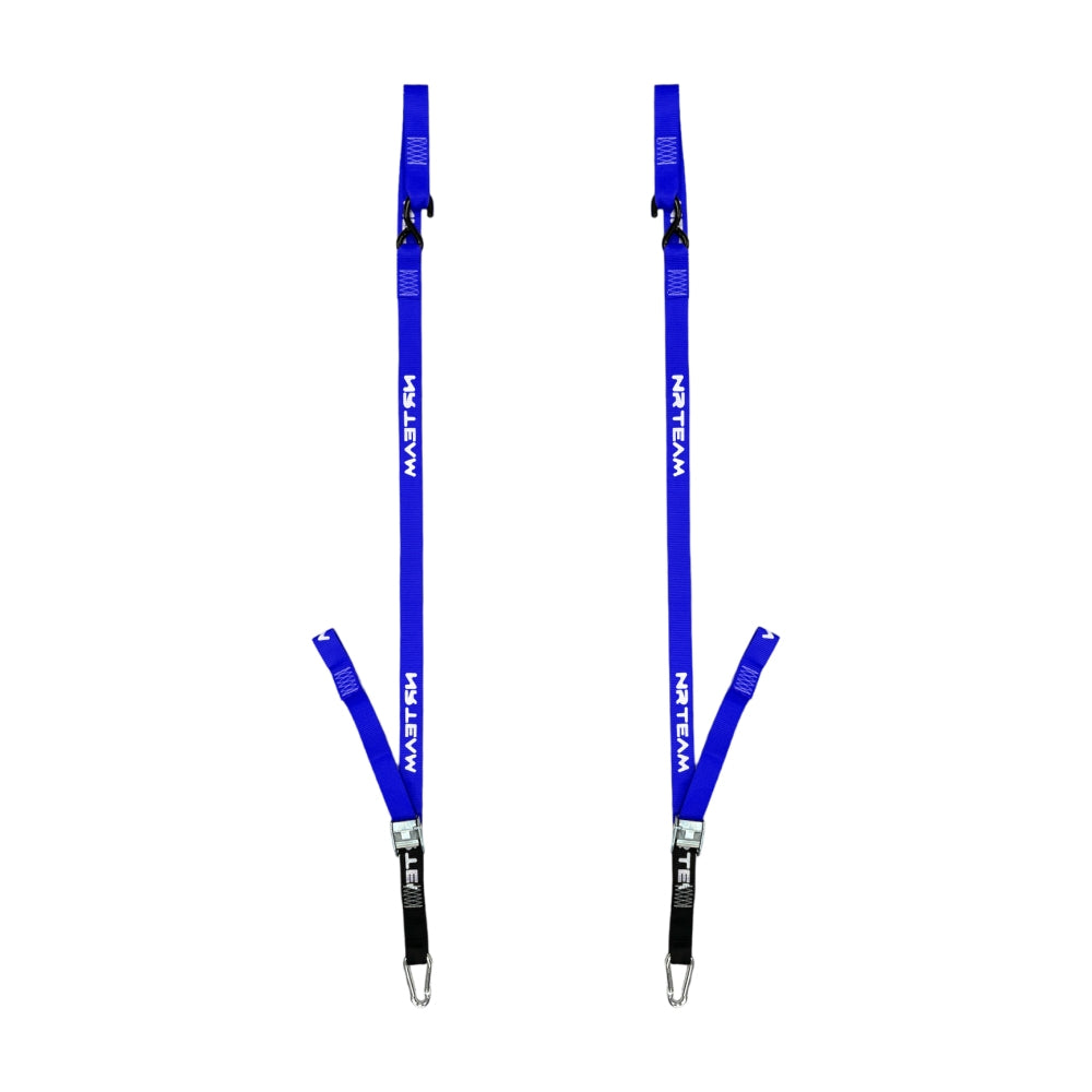 NRTeam Cinghie di fissaggio moto Universale 38mm Blu