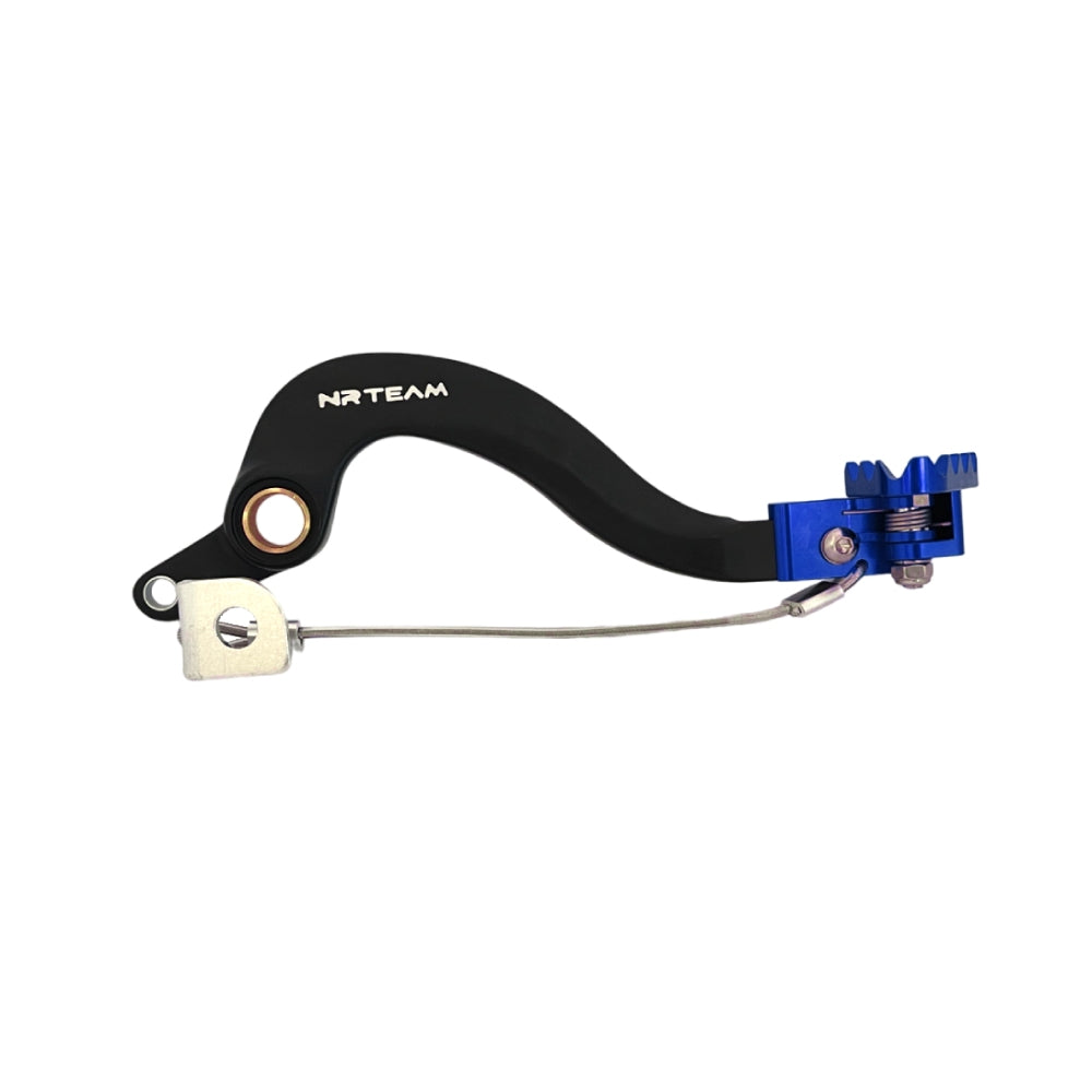 NRTeam Pedale freno posteriore forgiato Fantic 250 XEF 2021-2024 Blu