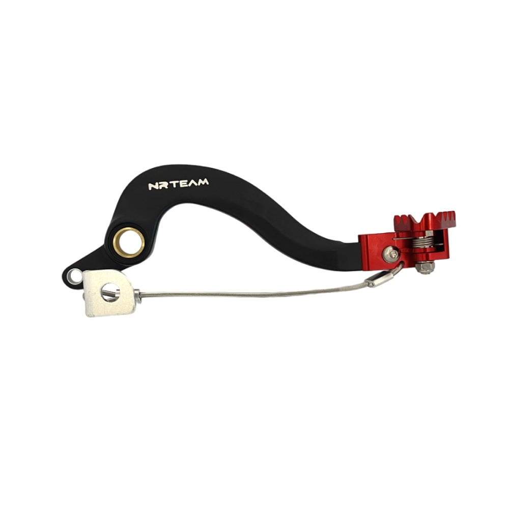 NRTeam Pedale freno posteriore forgiato Fantic 250 XEF 2021-2024 Rosso