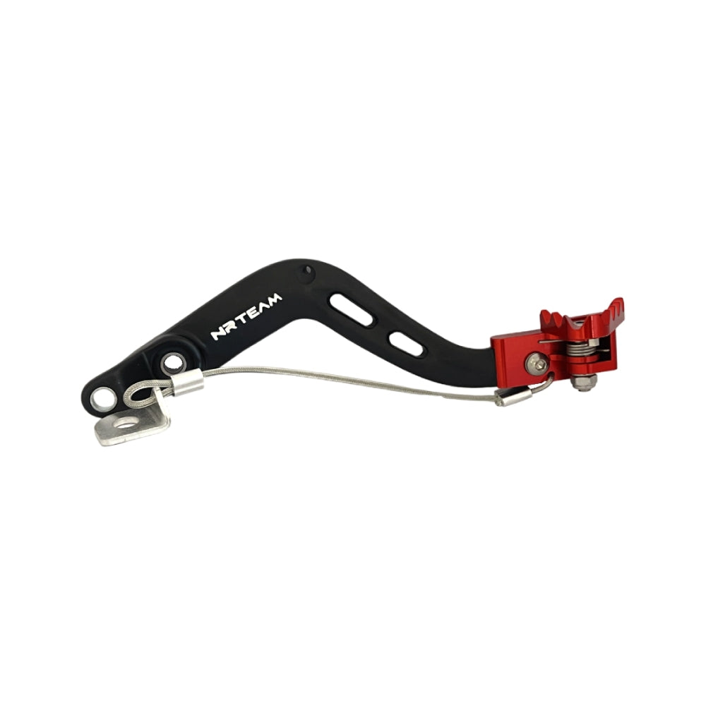 NRTeam Pedale freno posteriore forgiato Beta RR 125 2T 2019-2019 Rosso