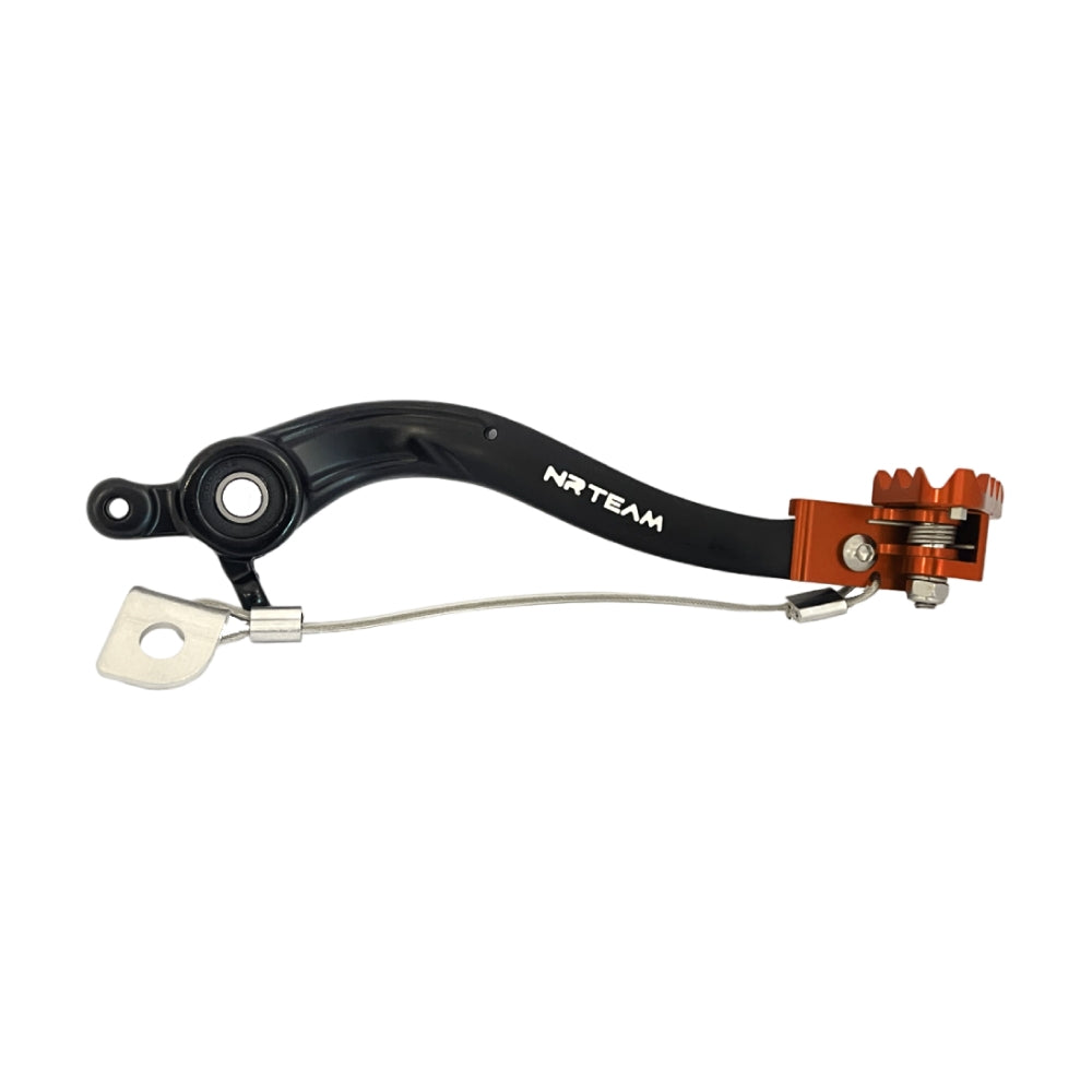 NRTeam Pedale freno posteriore forgiato GasGas 250 EC 2021-2023 Arancione