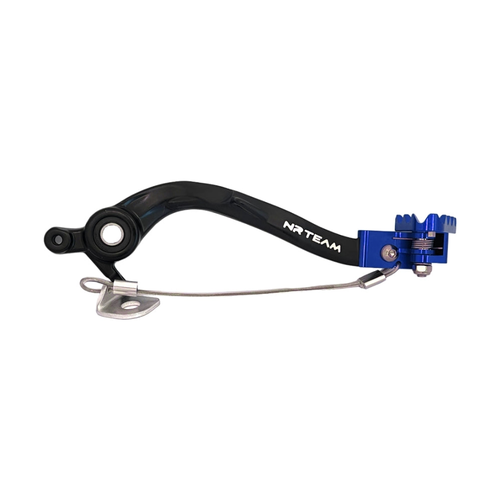 NRTeam Pedale freno posteriore forgiato GasGas 125 MC 2024-2026 Blu