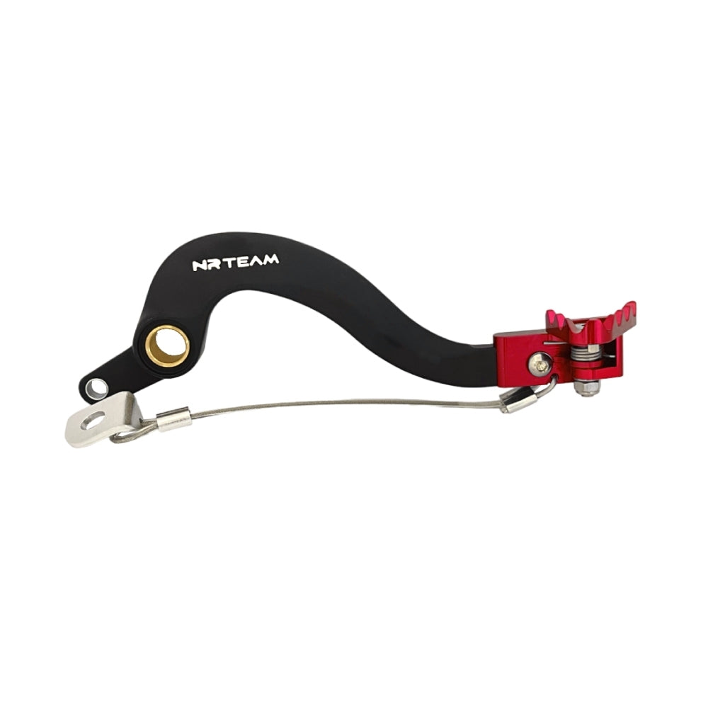 NRTeam Pedale freno posteriore forgiato Fantic 250 XXF 2024-2025 Rosso