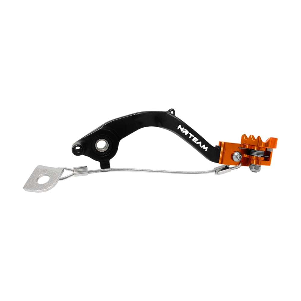 NRTeam Pedale freno posteriore forgiato GasGas 65 MC 2024-2026 Arancione