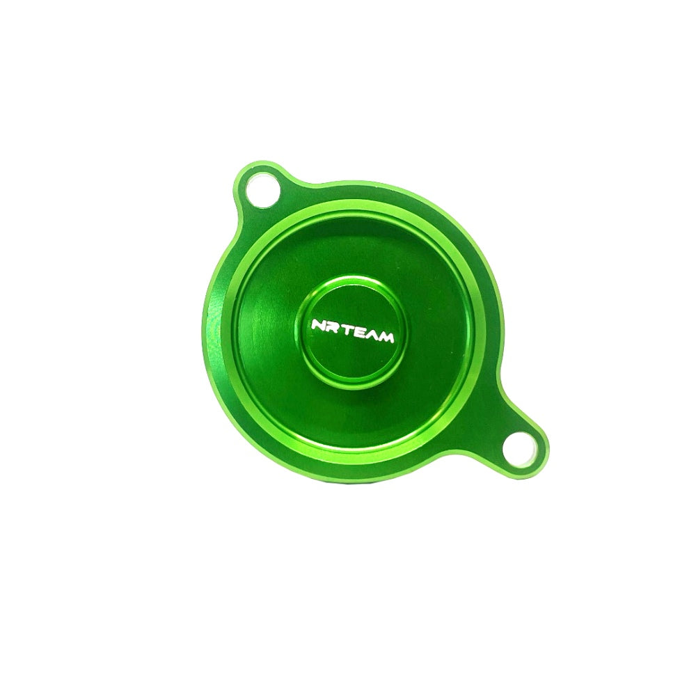 NRTeam Coperchio filtro olio Kawasaki KX 450 F 2006-2015 Verde
