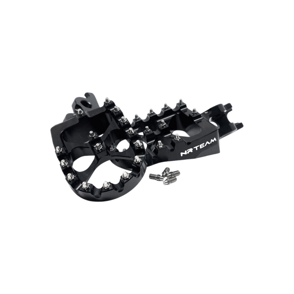 NRTeam Pedane maggiorate in ergal CNC Kawasaki KX 250 F 2007-2026